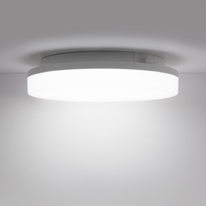 Dimmable LED Bathroom Ceiling Light, Diameter 22CM, 1400Lm, 15W Equivalent 100W, Waterproof IP54