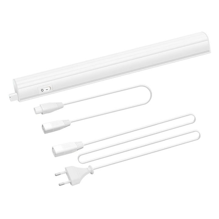 Connectible T5 5W LED Kitchen Under Cabinet Lamp, Under Cupboard Light, Length 313MM with European Power Plug